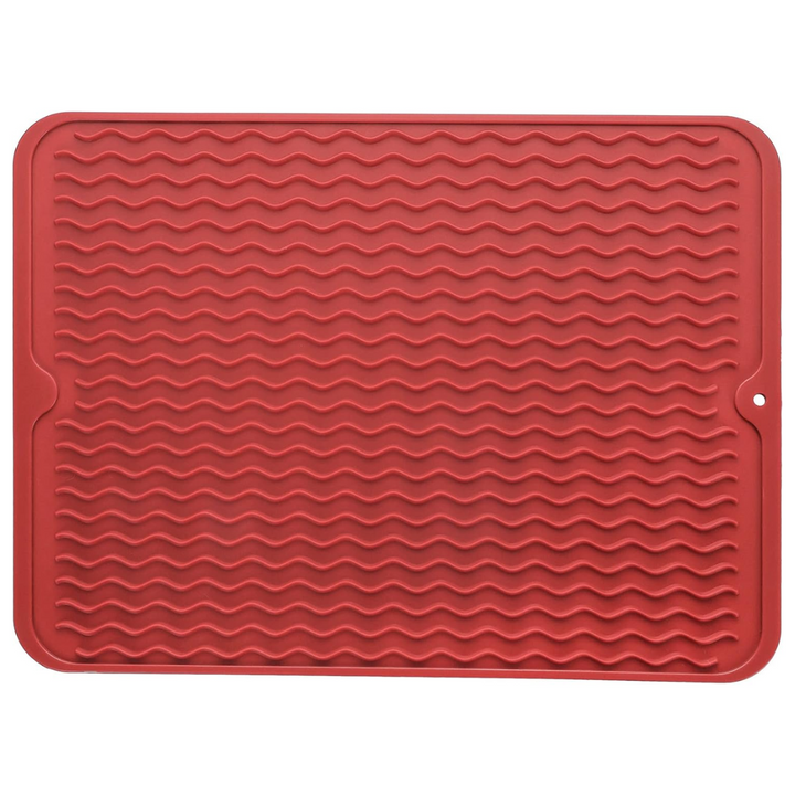KÜCHENWELLA Tapis de Cuisine en Silicone | Résistant à la Chaleur & Antidérapant | Tapis d'égouttage, Insert de Réfrigérateur & de Tiroir | Sans BPA & Facile à Nettoyer