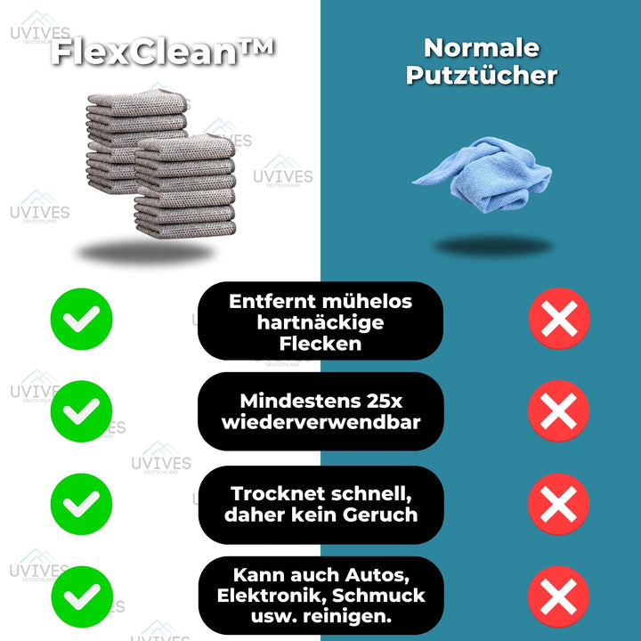 5+5 GRATUIT | FlexClean - Chiffons en fil métallique multi-usages pour taches tenaces