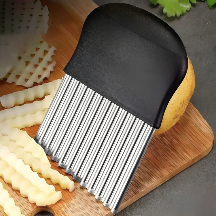 RippleCutter - Râpe de cuisine en acier inoxydable en forme de vague