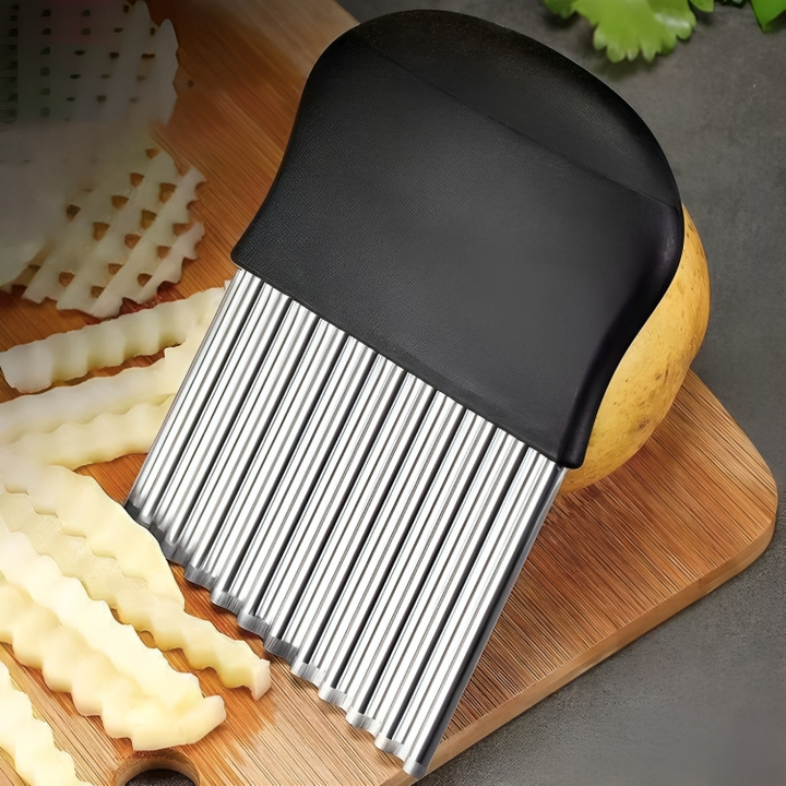 RippleCutter - Râpe de cuisine en acier inoxydable en forme de vague