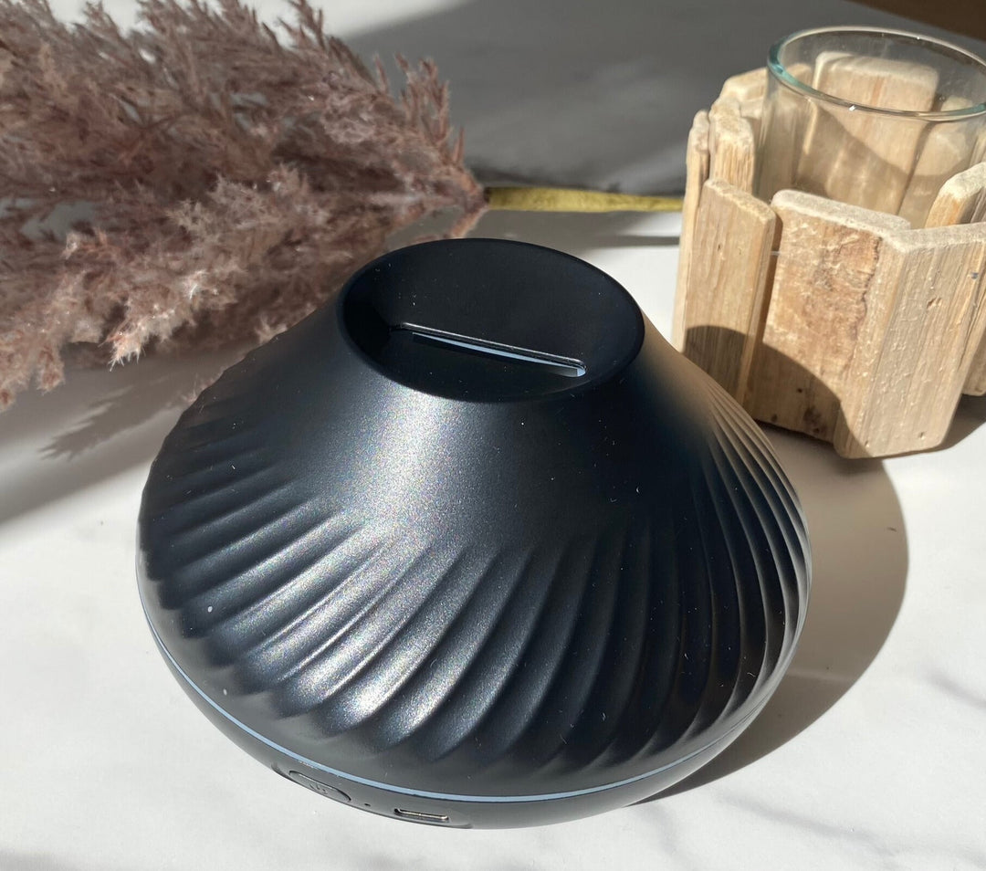 Diffuseur d'arômes LumiFlare | Effet de flamme & brouillard apaisant | 130 ml | Pour détente et ambiance agréable