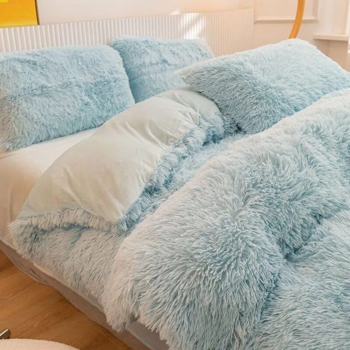 FluffLuxe - Ensemble de housses de couette en peluche