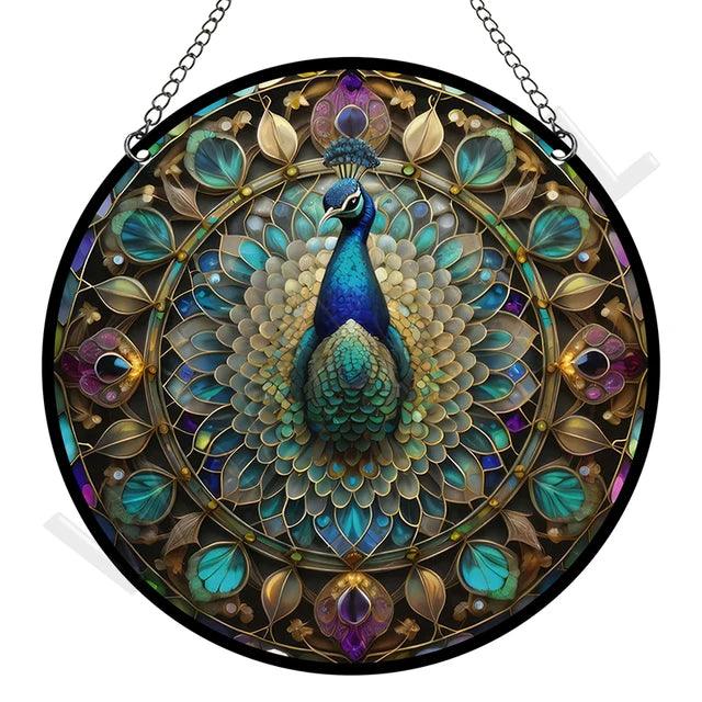 VitraLume Retro Attrape-Soleil | Rond | Acrylique Style Pastorale | 15 x 15 cm