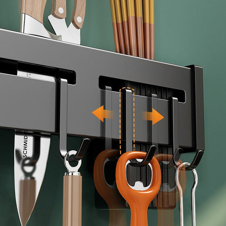 WallBlade - Support de couteau en acier inoxydable sans perçage monté au mur
