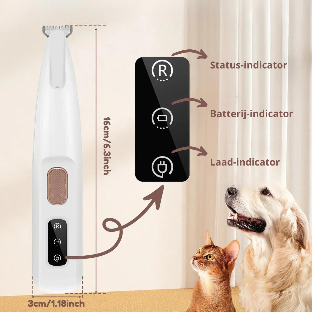 PawSpa - Tondeuse silencieuse et étanche pour chats et chiens
