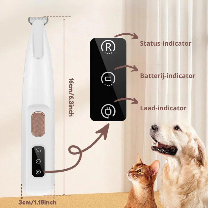 PawSpa - Tondeuse silencieuse et étanche pour chats et chiens