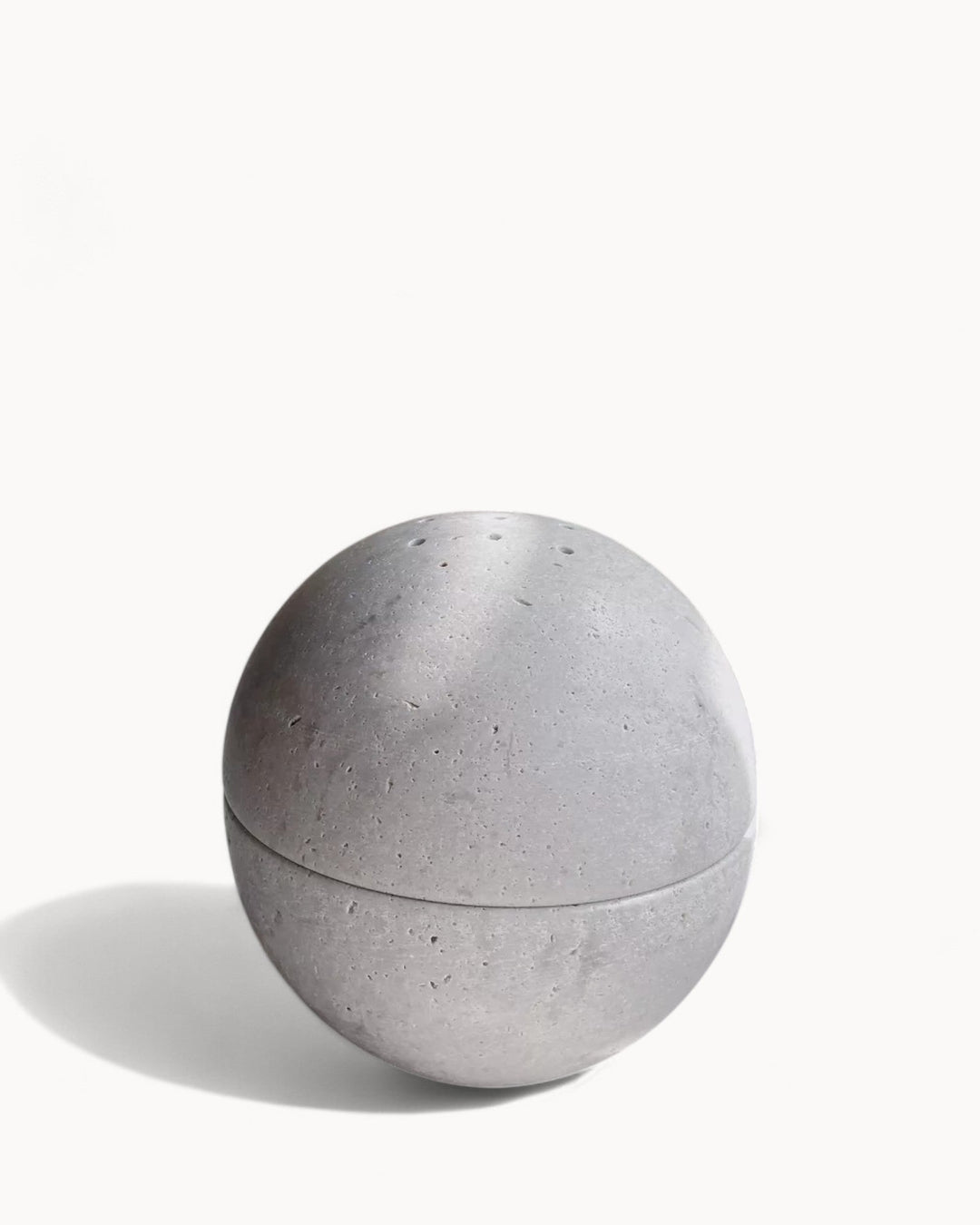 Brûleur d'encens Wabi Sabi - Pierre naturelle de travertin beige, fait main