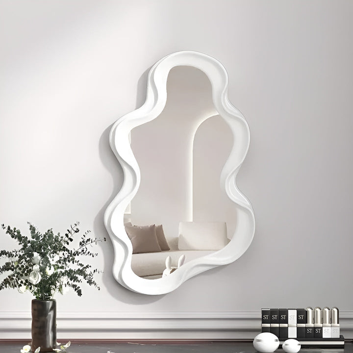 Miroir mural Cloudora | Forme de nuage | Décoratif & Robuste | ABS | 41 x 26 cm