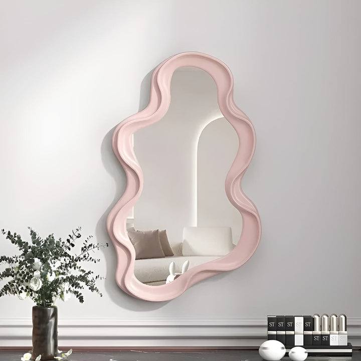 Miroir mural Cloudora | Forme de nuage | Décoratif & Robuste | ABS | 41 x 26 cm
