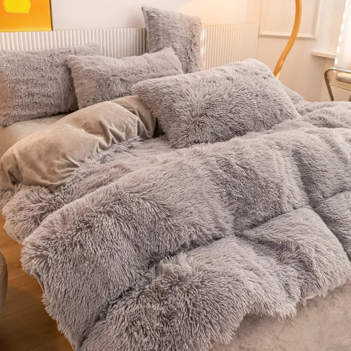 FluffLuxe - Ensemble de housses de couette en peluche