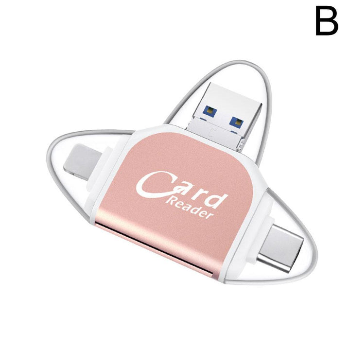MegaStorage - Lecteur de carte universel 4 en 1 Multi-Port