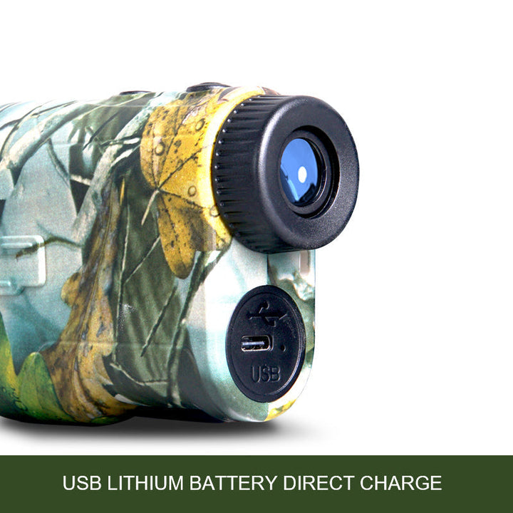 Télémètre Laser TERRAVIEW 1000 | Portée jusqu'à 1000 m | Design camouflage | Étanche et rechargeable | Pour la chasse et les activités en plein air