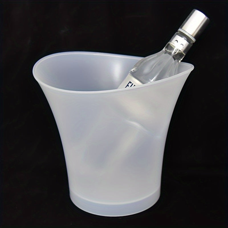 LumiChill Seau à Glace LED | Seau de 5L | Fonctionne sur Batterie | Décoration de Fête & Événement
