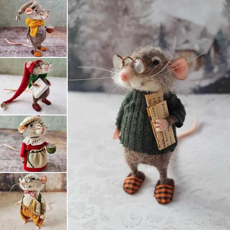 WhiskerWool™ – Souris en feutre à la main