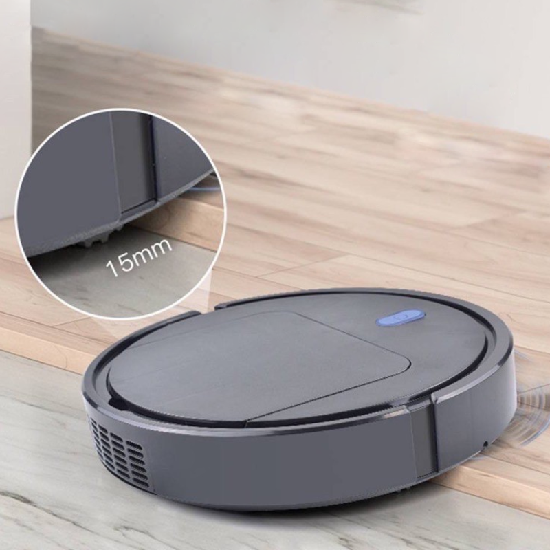 Aspirateur Robot Cleanoro S6 | Compact & Intelligent | Pour poils d'animaux, sols durs & tapis | Autonomie de 2h
