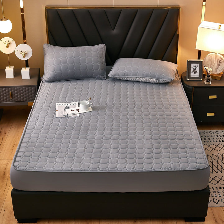 CushioLux - Housse de matelas en soie respirante