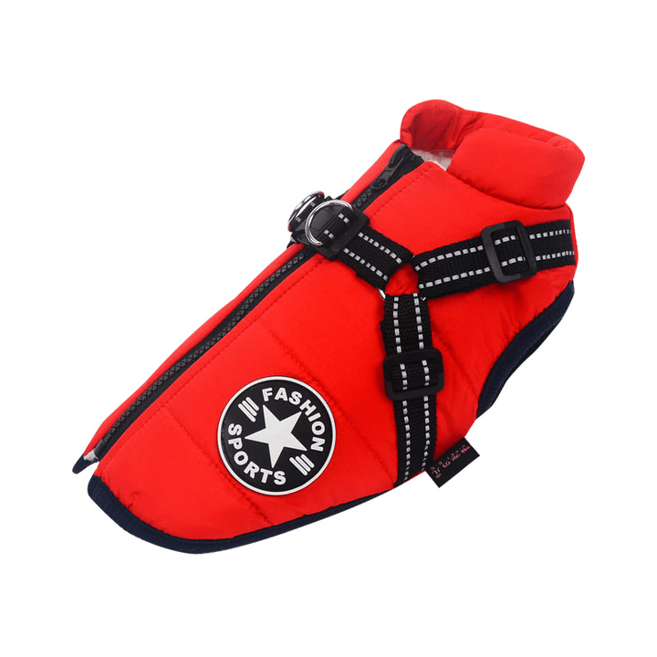 PupGuard - Veste d'hiver pour chien avec harnais