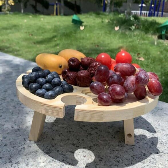 SnackTable – La table pliante tout-en-un, idéale pour des pique-niques parfaits !