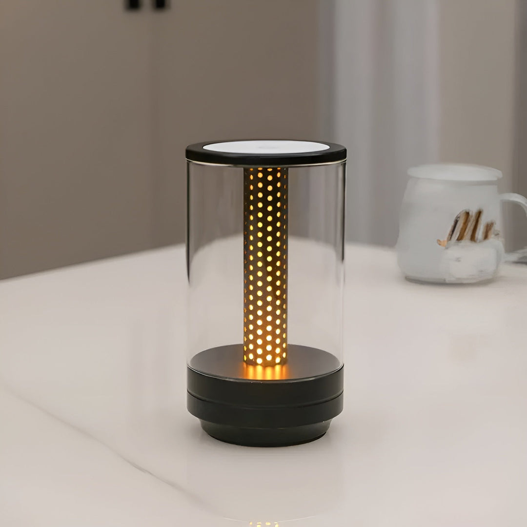 Lampe de table LED LumiHex | 3 modes de lumière & contrôle tactile | Modulaire & rechargeable | Noir/Gris/Or/Orange