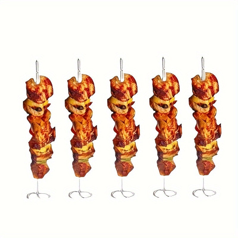 5+5 GRATUIT | GrillElevate – Les brochettes en acier inoxydable pour un barbecue uniforme et parfait