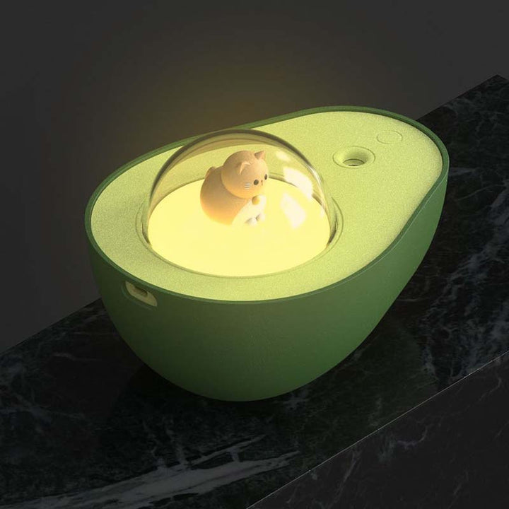Humidificateur Frischli Design Avocat | Ionisant & Silencieux | USB & Batterie | 13,8 x 10,2 x 8,6 cm