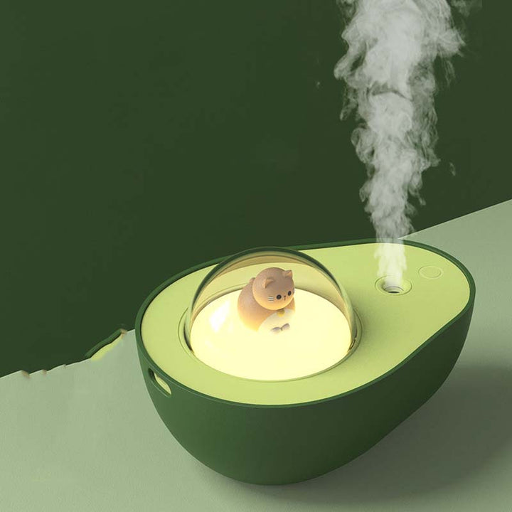 Humidificateur Frischli Design Avocat | Ionisant & Silencieux | USB & Batterie | 13,8 x 10,2 x 8,6 cm
