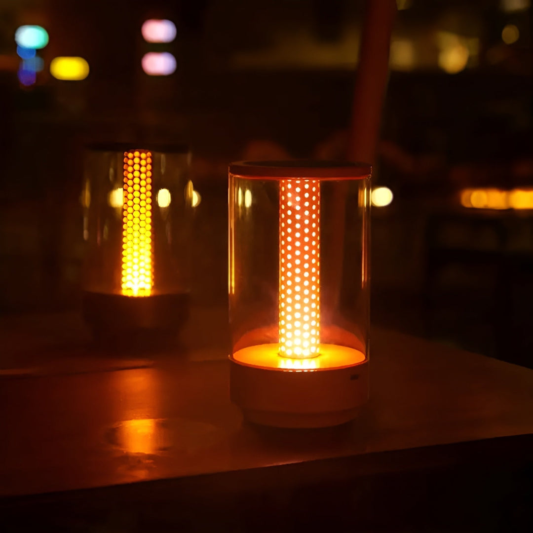 Lampe de table LED LumiHex | 3 modes de lumière & contrôle tactile | Modulaire & rechargeable | Noir/Gris/Or/Orange