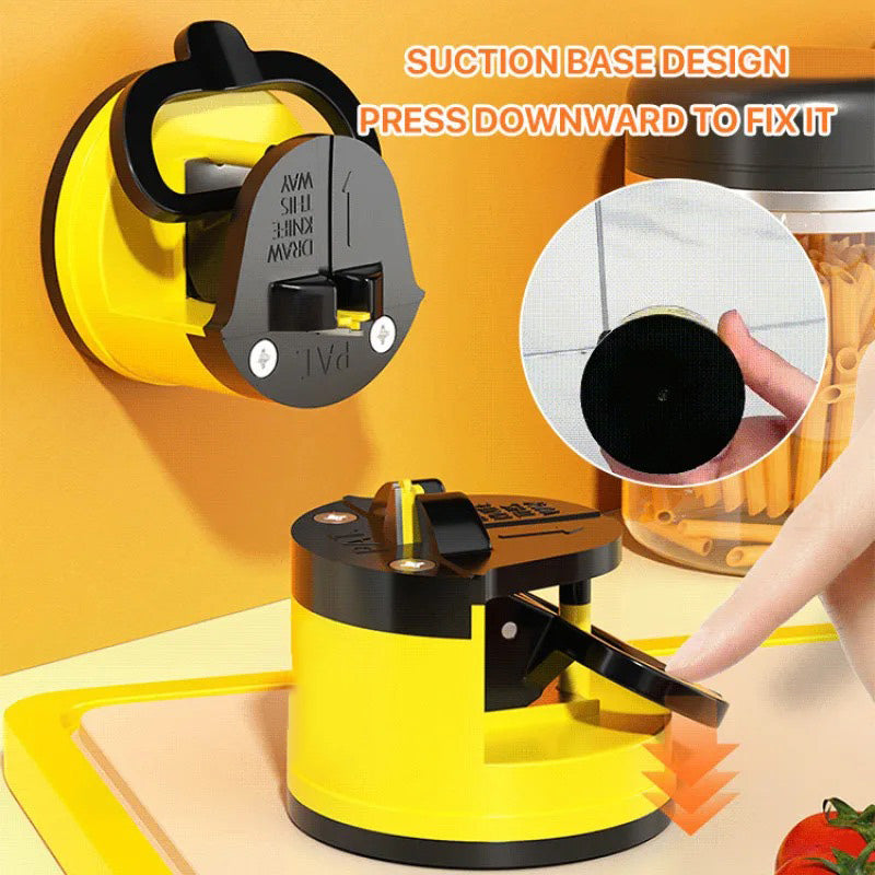 1+1 GRATUIT | SharpMate – Aiguiseur de couteaux compact avec ventouse !