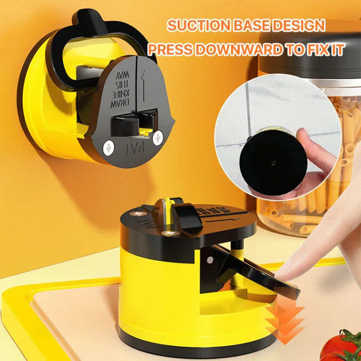 1+1 GRATUIT | SharpMate – Aiguiseur de couteaux compact avec ventouse !