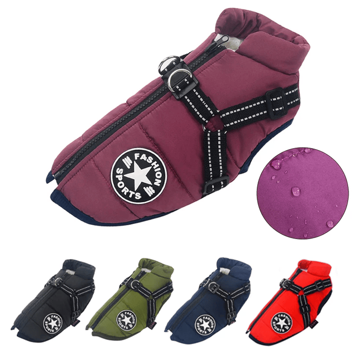 PupGuard - Veste d'hiver pour chien avec harnais
