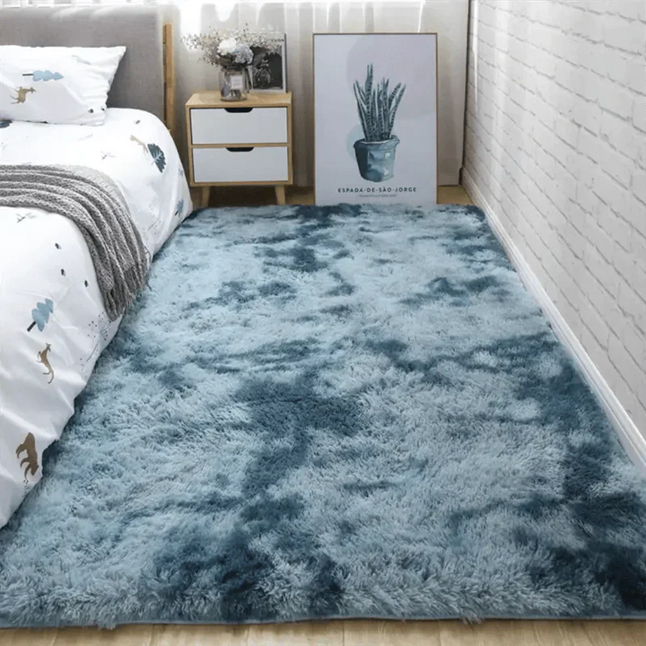 Tapis Doux | Design Tie-Dye | Antidérapant & Douillet | 80x120 cm