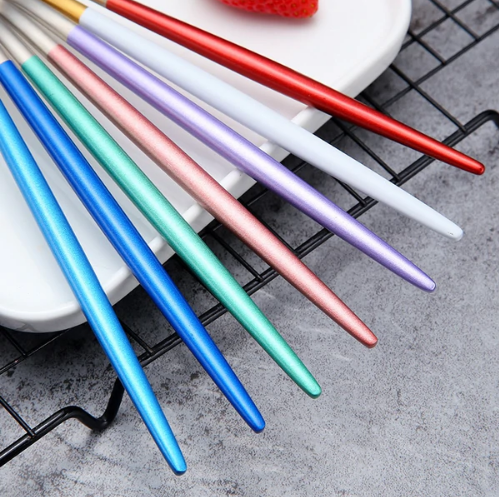 Ensemble de couverts 24 pièces | Finition or et argent | Acier inoxydable | Vaisselle élégante