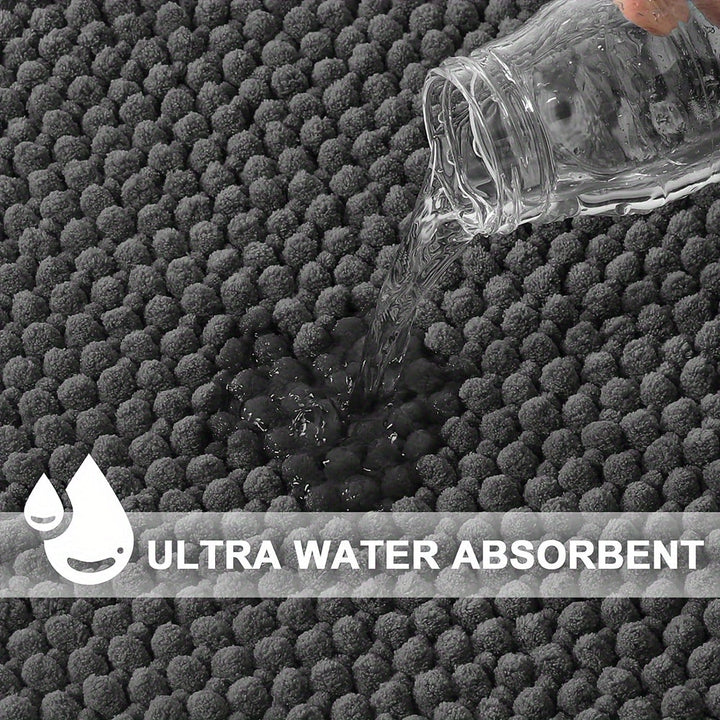 Tapis de Bain d'Angle Lunava | Forme L pour Douche & Coin | Antidérapant & Doux | 40x40x80 cm