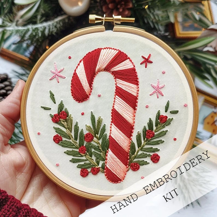 HollyHoop™ - Ensemble de broderie d'hiver pour débutants