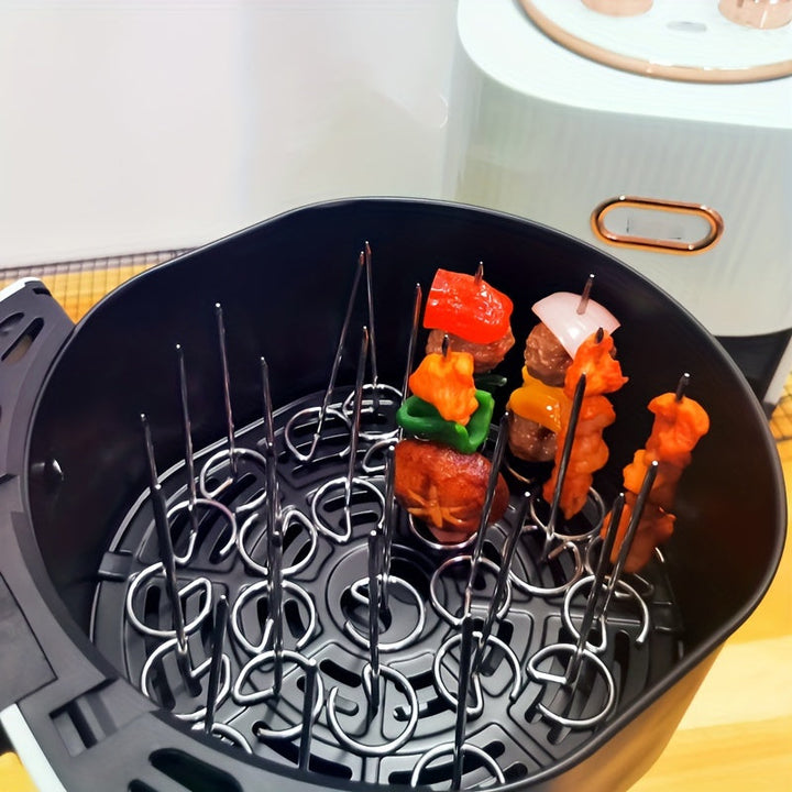 5+5 GRATUIT | GrillElevate – Les brochettes en acier inoxydable pour un barbecue uniforme et parfait