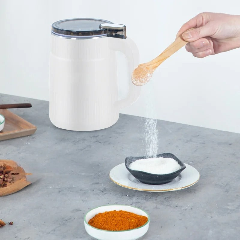 Mahlwert Pro Moulin Électrique à Grains | Pour Farine, Graines & Haricots | Moudre Fraîchement à la Pression d'un Bouton | Compact & Puissant