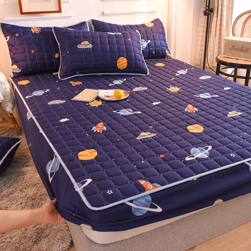 CushioLux - Housse de matelas en soie respirante