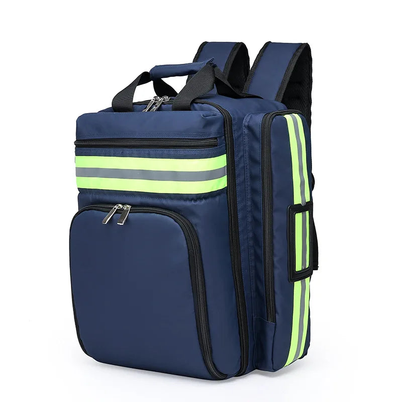 Sac à dos d'urgence SafePak Rescue+ | Étanche & Réfléchissant | Pour premiers secours & survie | 45×35×15 cm