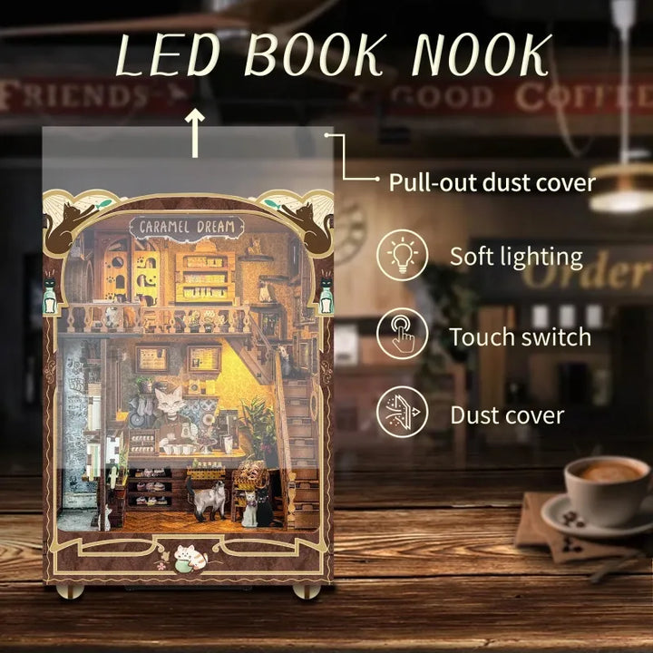 Booknook - Rêves de Caramel Café des Chats