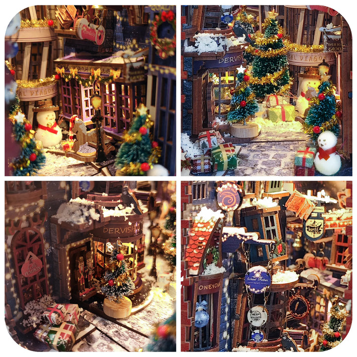 Booknook - Nuit enneigée de Noël
