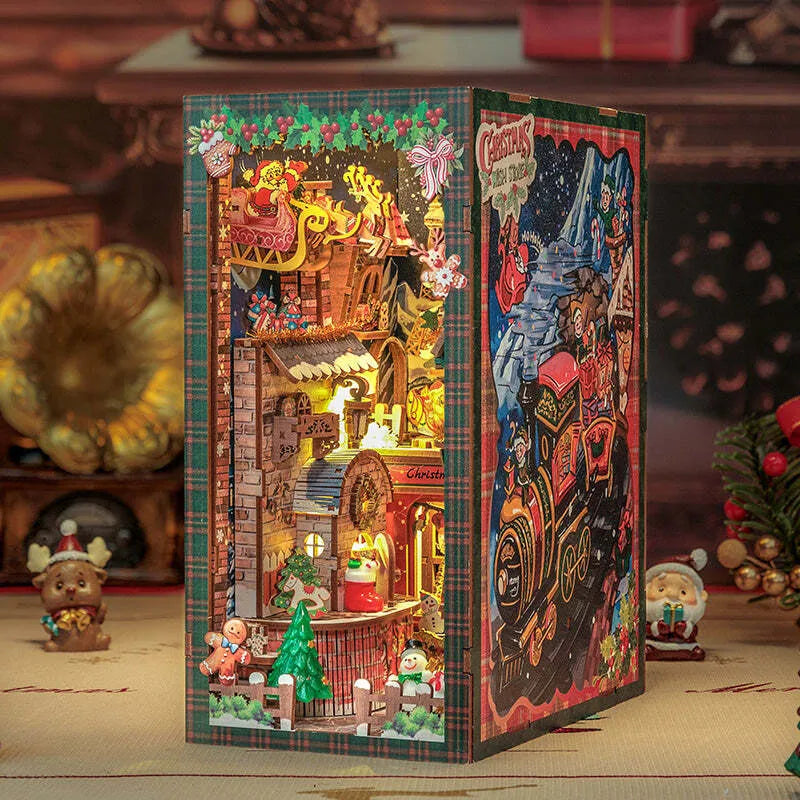Coin Lecture - Magasin de Souhaits de Noël | Diorama de Noël