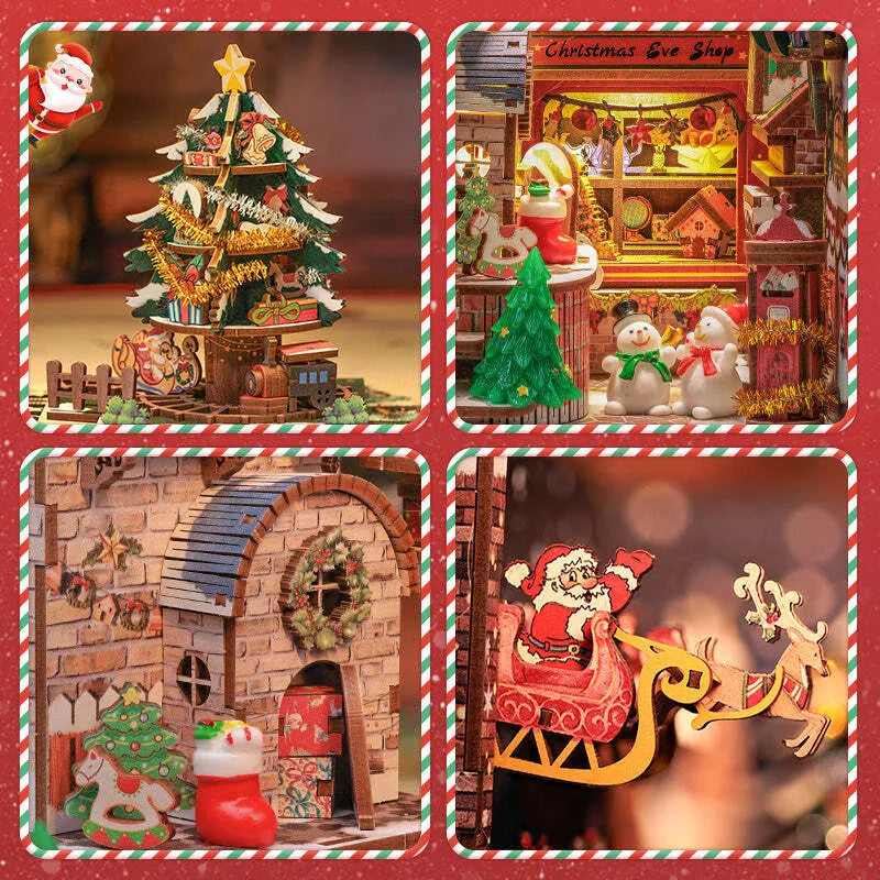 Coin Lecture - Magasin de Souhaits de Noël | Diorama de Noël