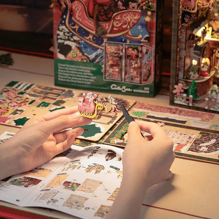 Coin Lecture - Magasin de Souhaits de Noël | Diorama de Noël