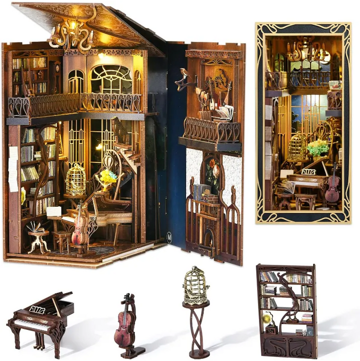 Booknook - Salle de Harpe du Rossignol