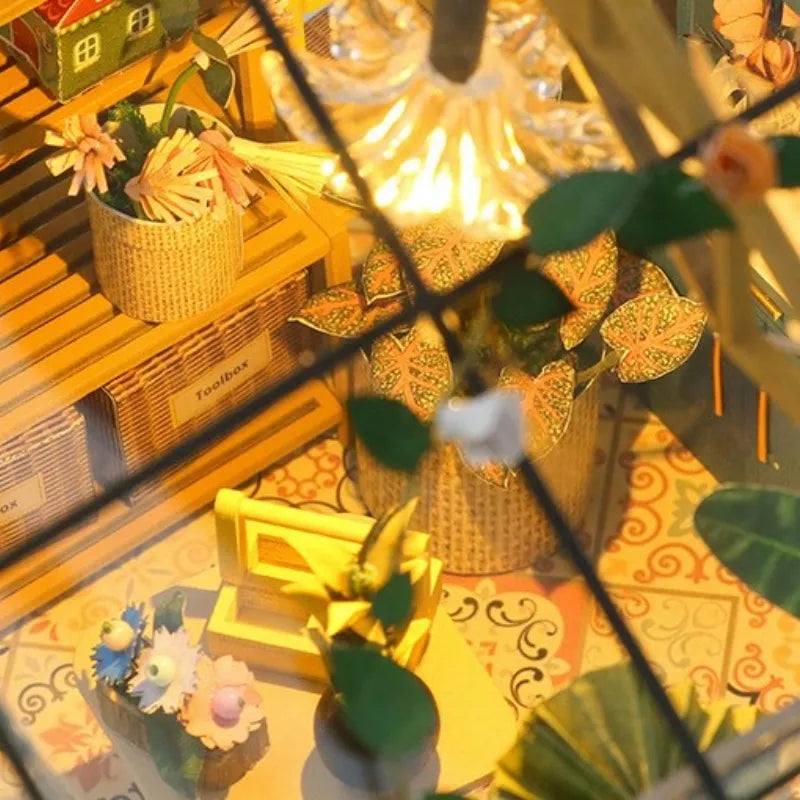 Maison Miniature - Maison Fleur de Soleil
