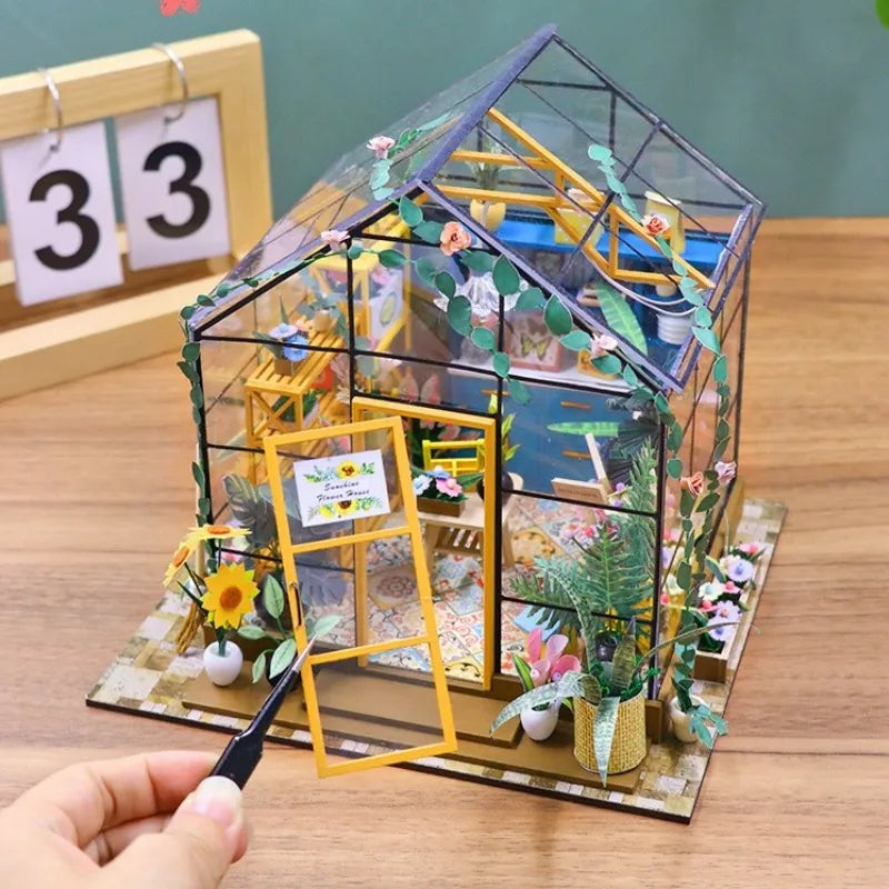 Maison Miniature - Maison Fleur de Soleil