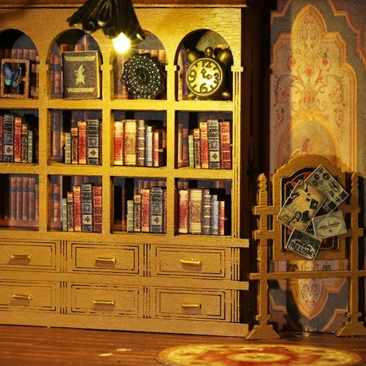 Maison Miniature - Ville des Livres Crépuscule