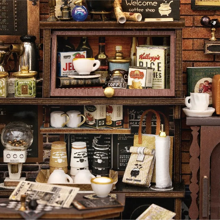Maison Miniature - Café Vintage