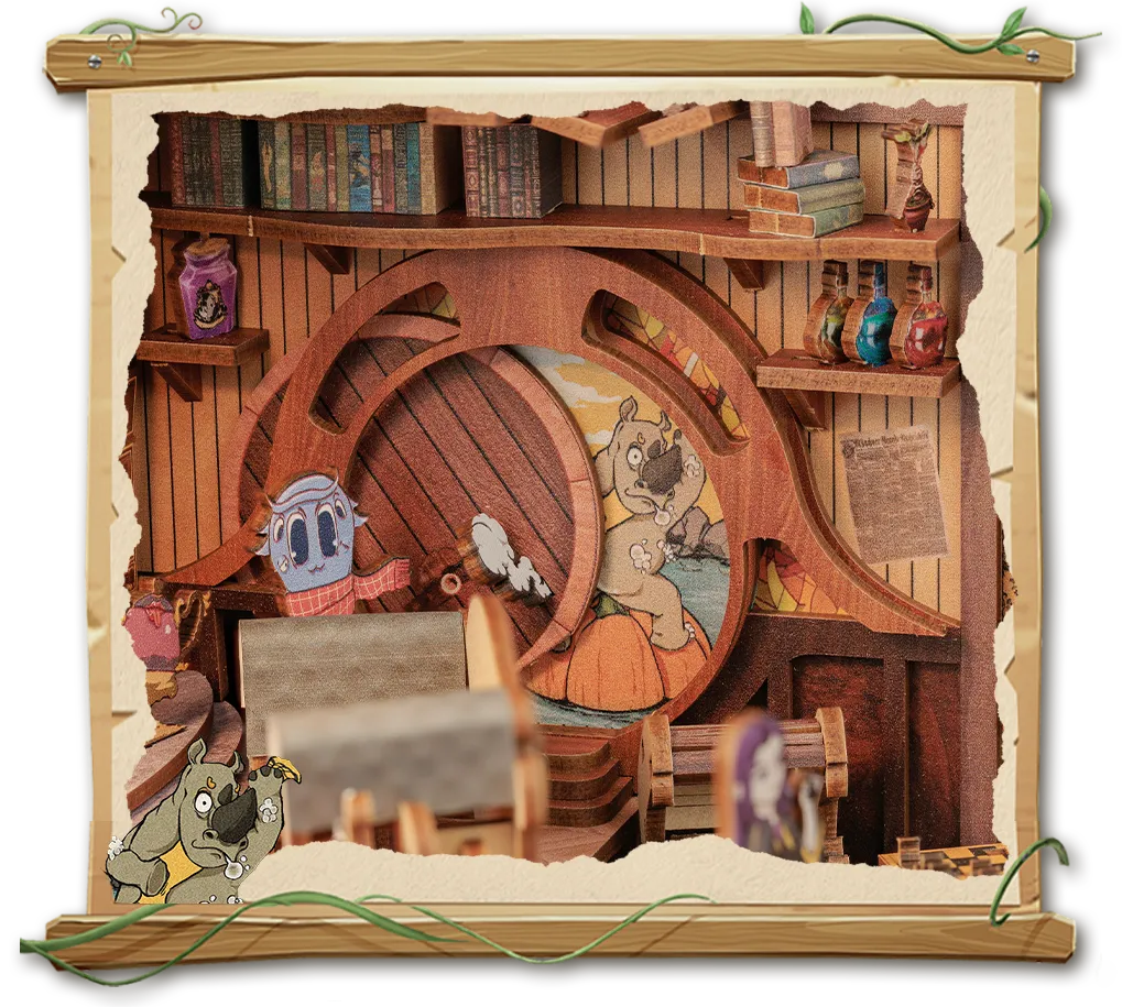 Booknook - Salle Commune des Animaux Fantastiques