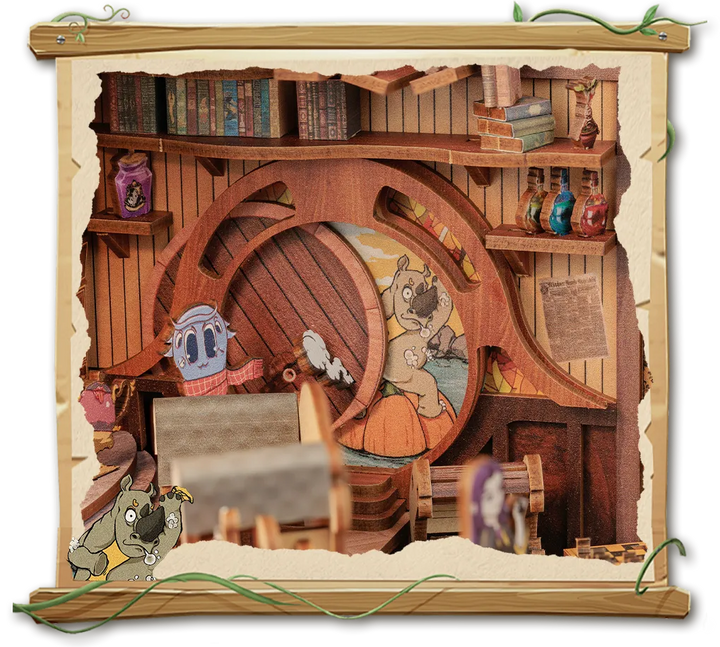 Booknook - Salle Commune des Animaux Fantastiques